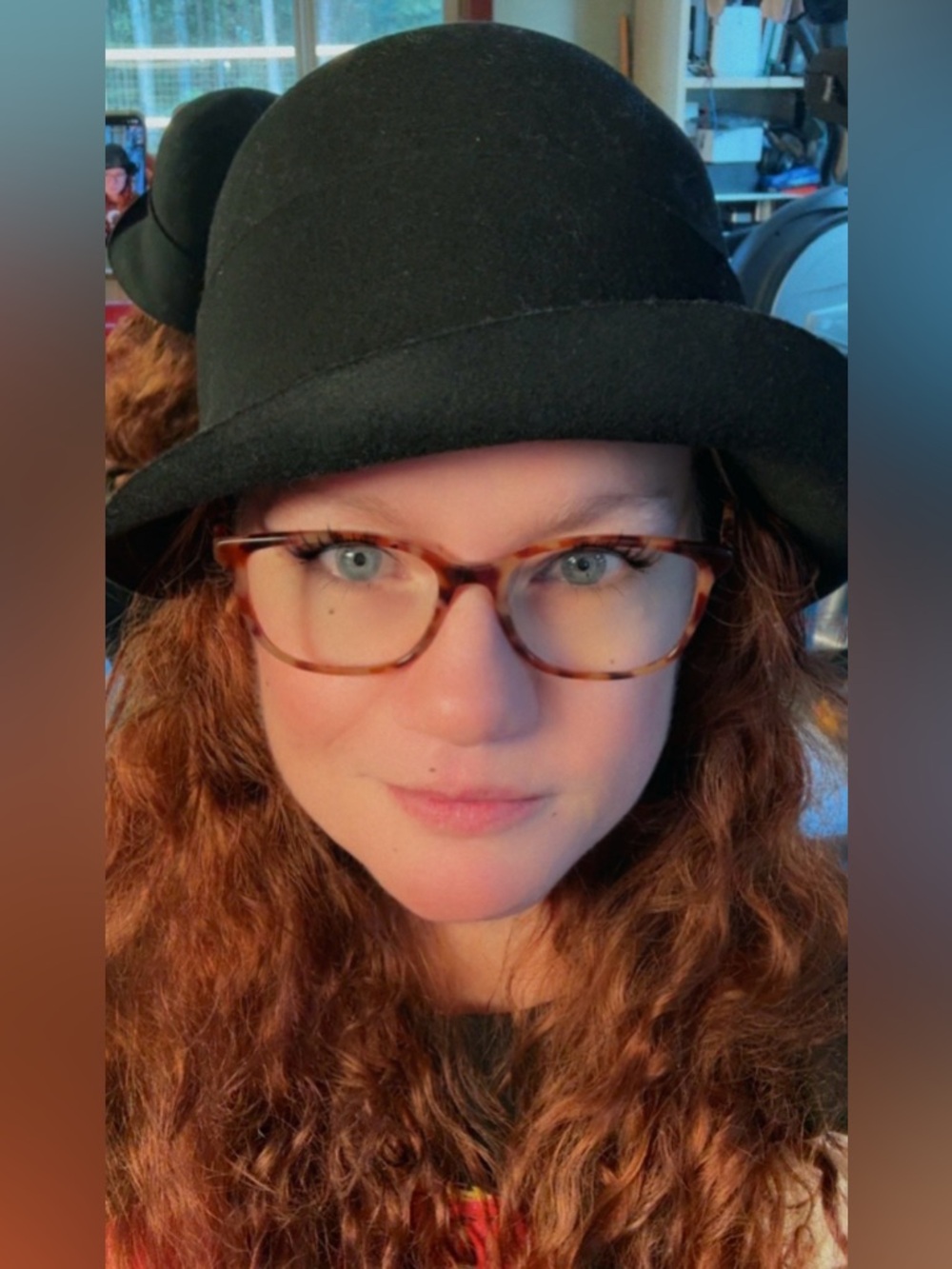 Scala Black Wool Cloche Hat with Band & Buckle
